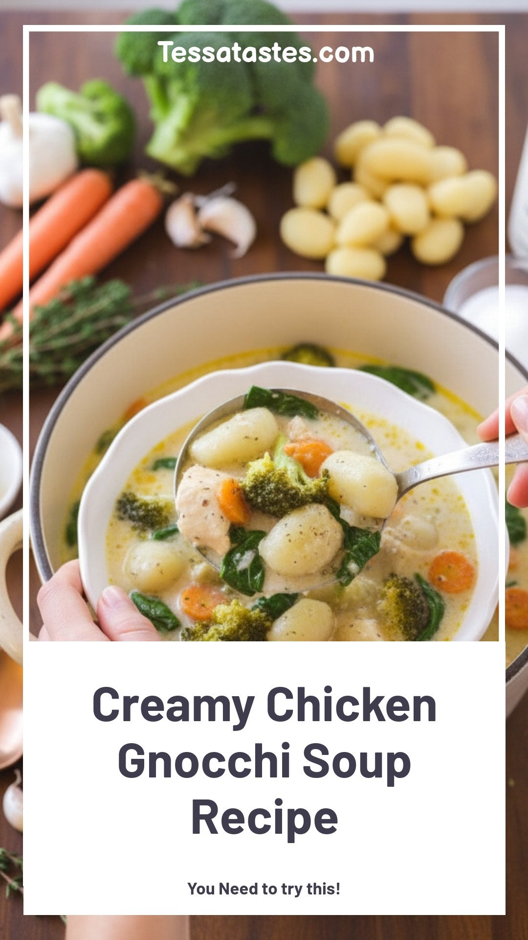Creamy Chicken Gnocchi Soup Recipe