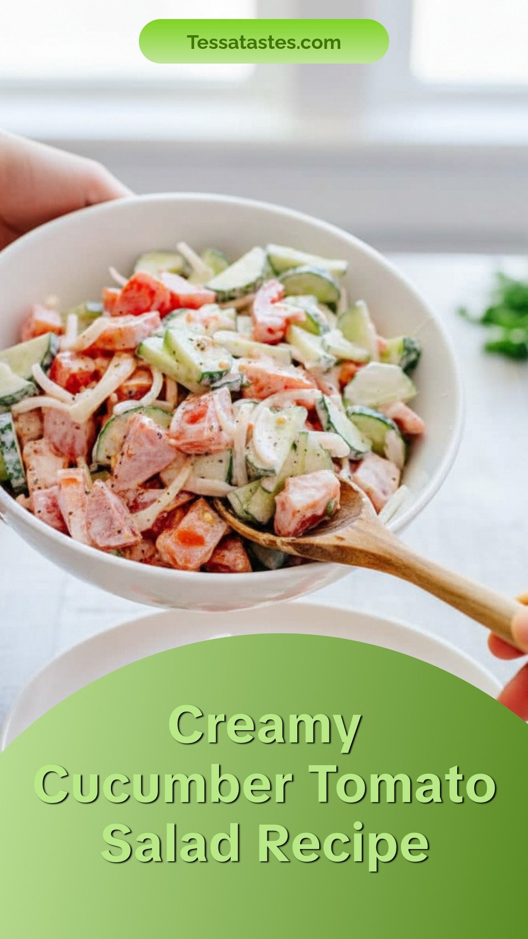 Creamy Cucumber Tomato Salad Recipe