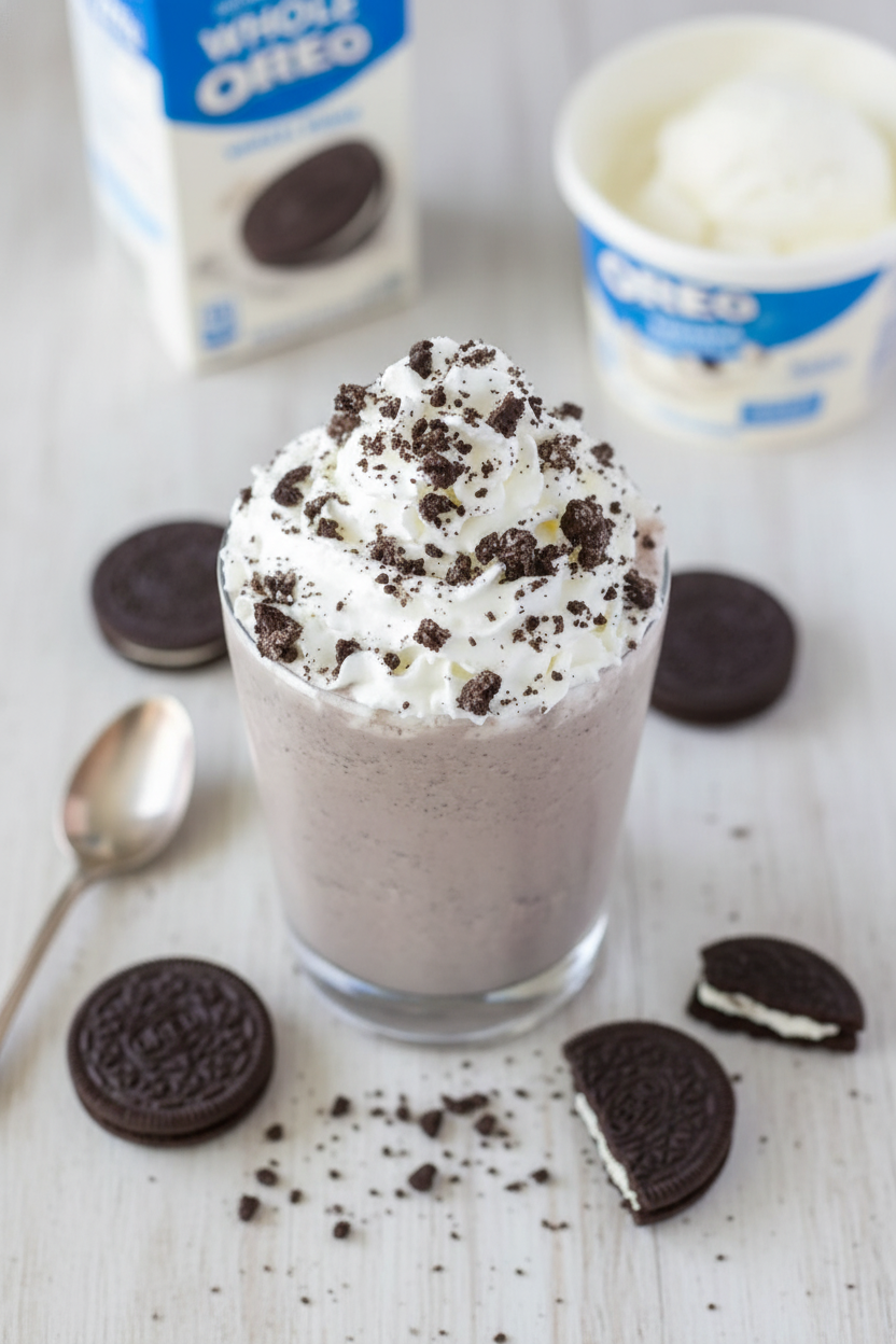 Creamy Oreo Milkshake Recipe