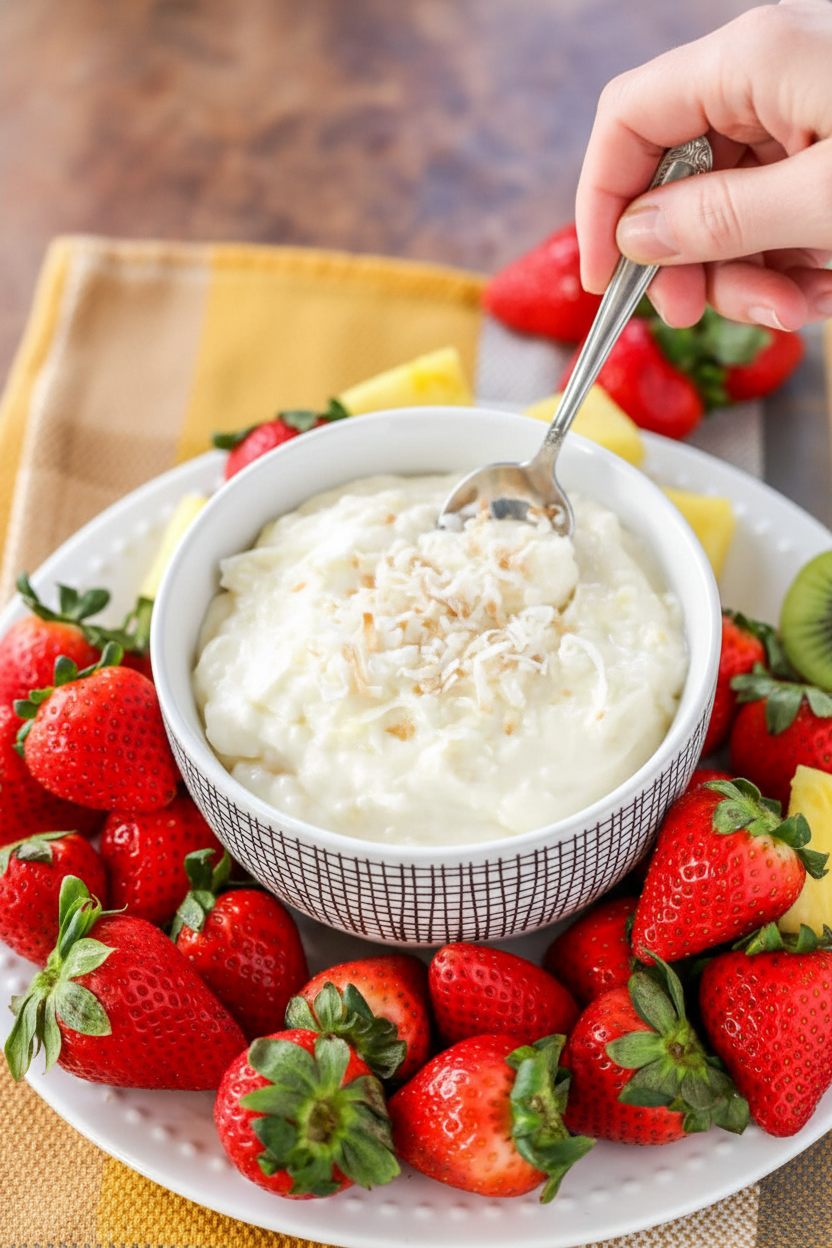 Creamy Pina Colada Dip Recipe