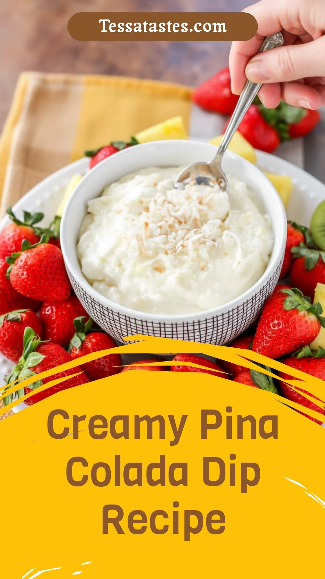 Creamy Pina Colada Dip Recipe