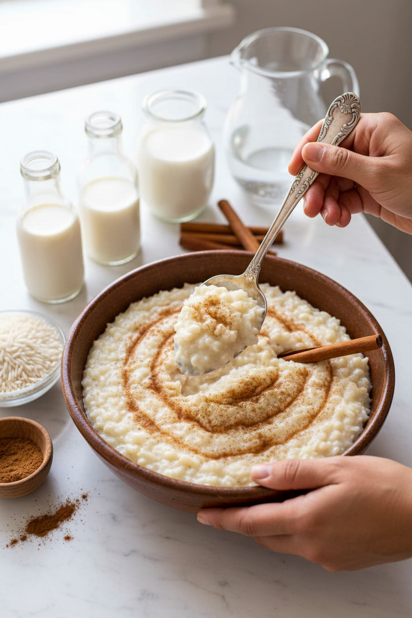 Creamy Rice Pudding Arroz con Leche
