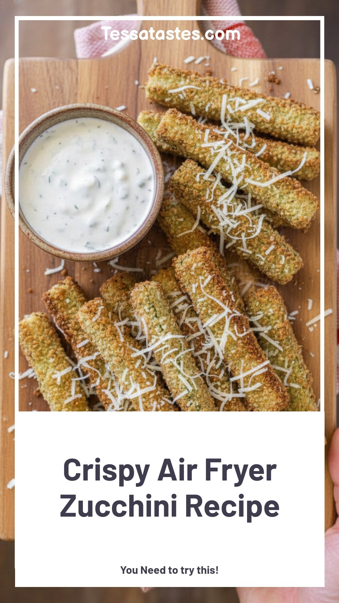 Crispy Air Fryer Zucchini Recipe