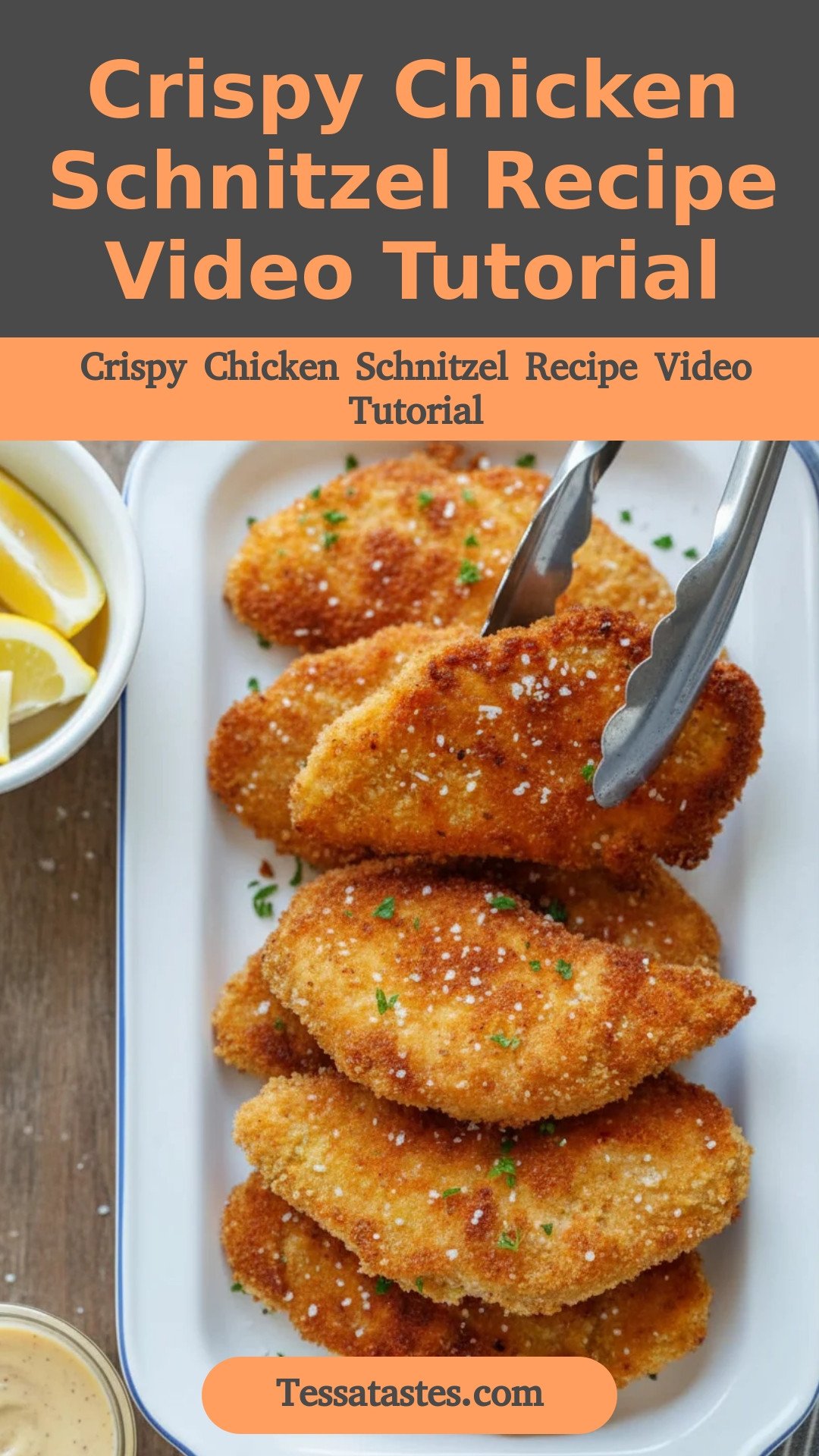 Crispy Chicken Schnitzel Recipe Video Tutorial
