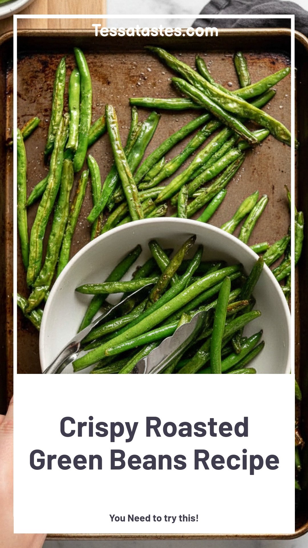 Crispy Roasted Green Beans Recipe