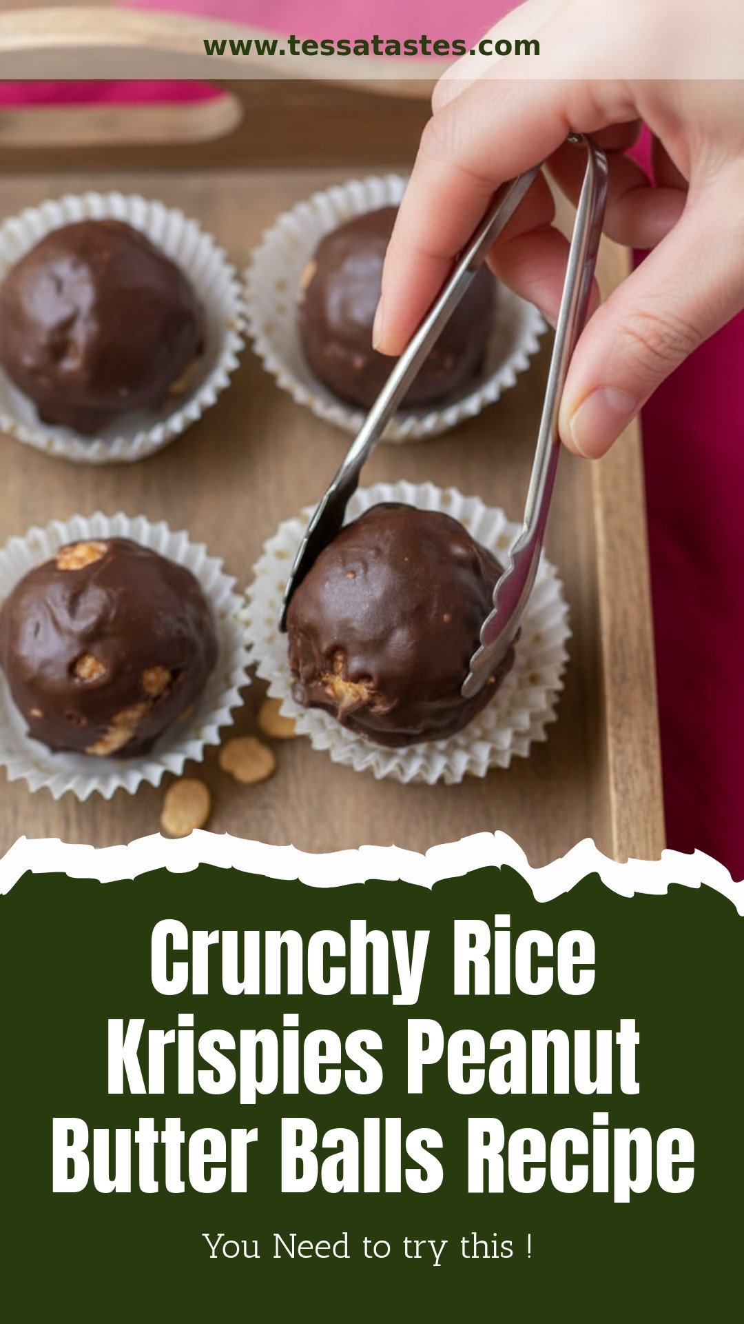 Crunchy Rice Krispies Peanut Butter Balls Recipe