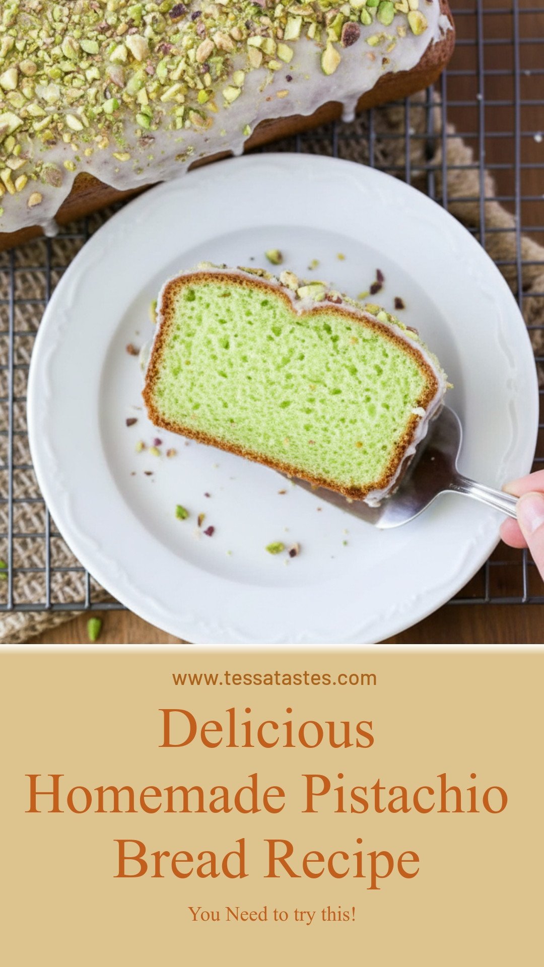 Delicious Homemade Pistachio Bread Recipe