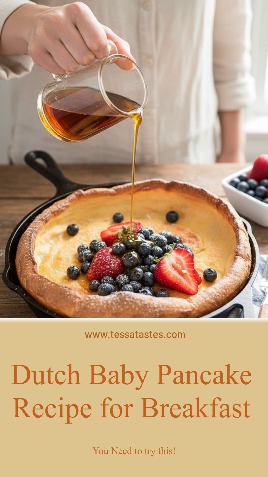 Dutch Baby Pancake Recipe for Breakfast