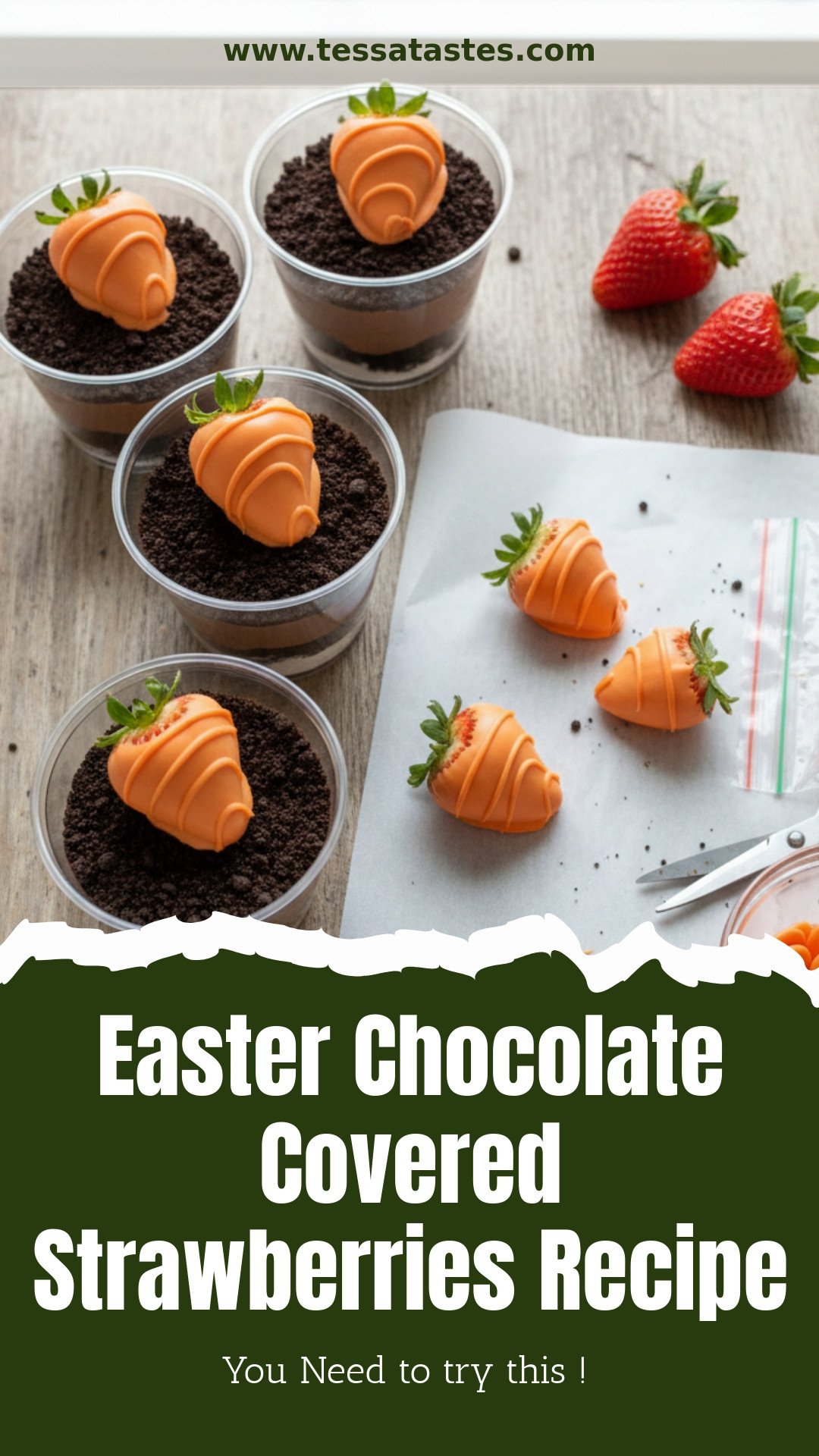 Easter Chocolate Covered Strawberries Recipe