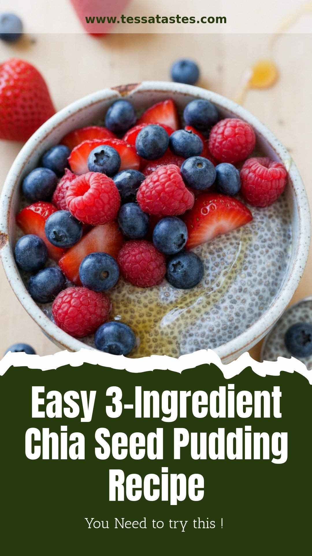 Easy 3-Ingredient Chia Seed Pudding Recipe