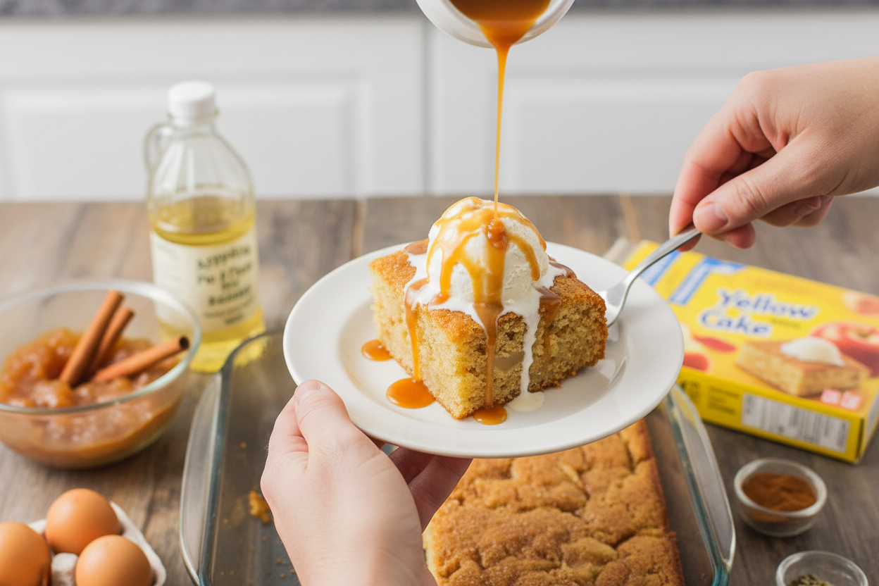 Easy Apple Cake Recipe Simple Homemade Dessert