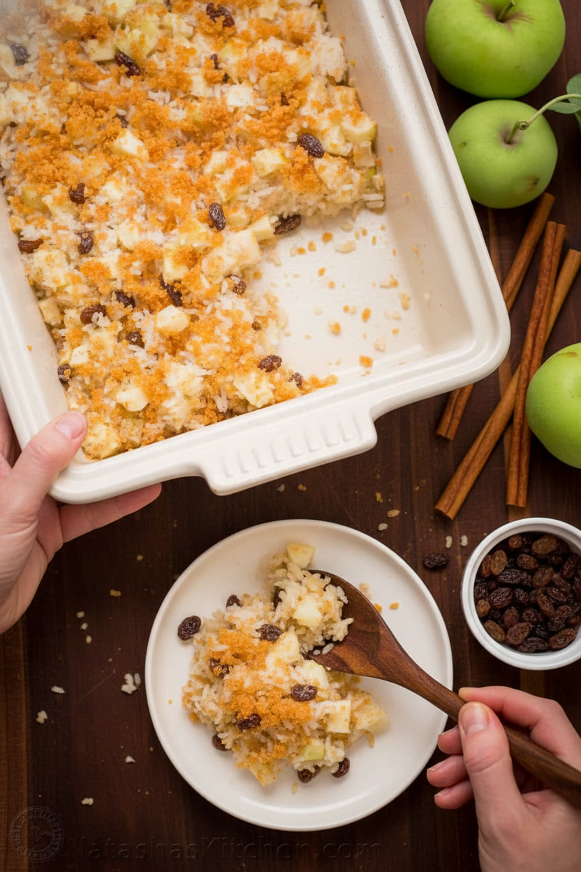 Easy Apple Rice Pudding Recipe