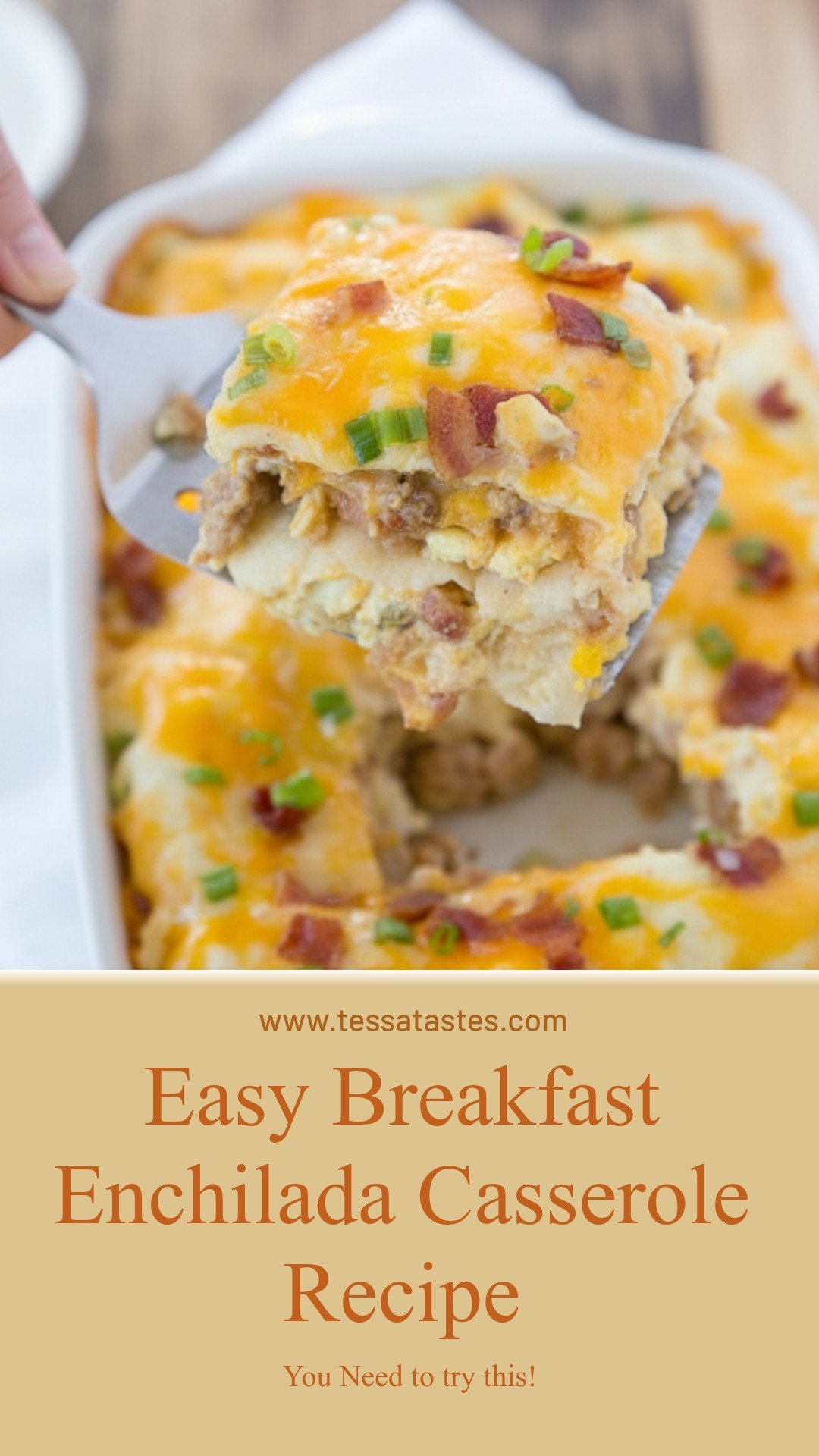 Easy Breakfast Enchilada Casserole Recipe