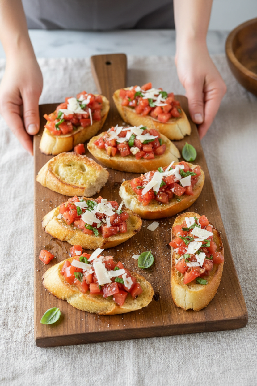 Easy Bruschetta Recipe for a Classic Italian Appetizer