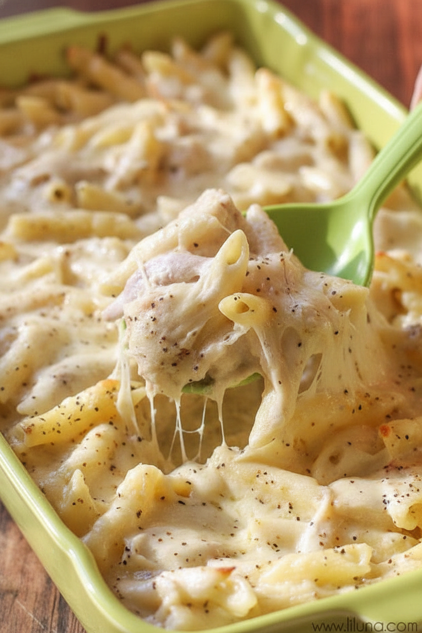 Easy Chicken Alfredo Bake Recipe