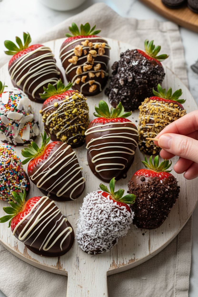 Easy Chocolate Covered Strawberries Recipe Video