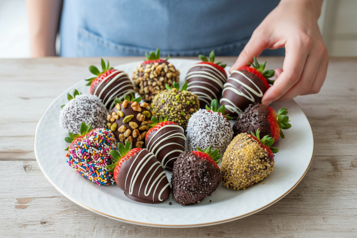 Easy Chocolate Covered Strawberries Recipe Video