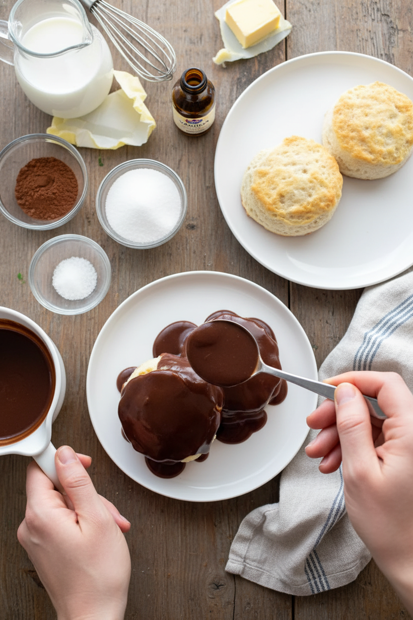 Easy Chocolate Gravy Recipe for Biscuits