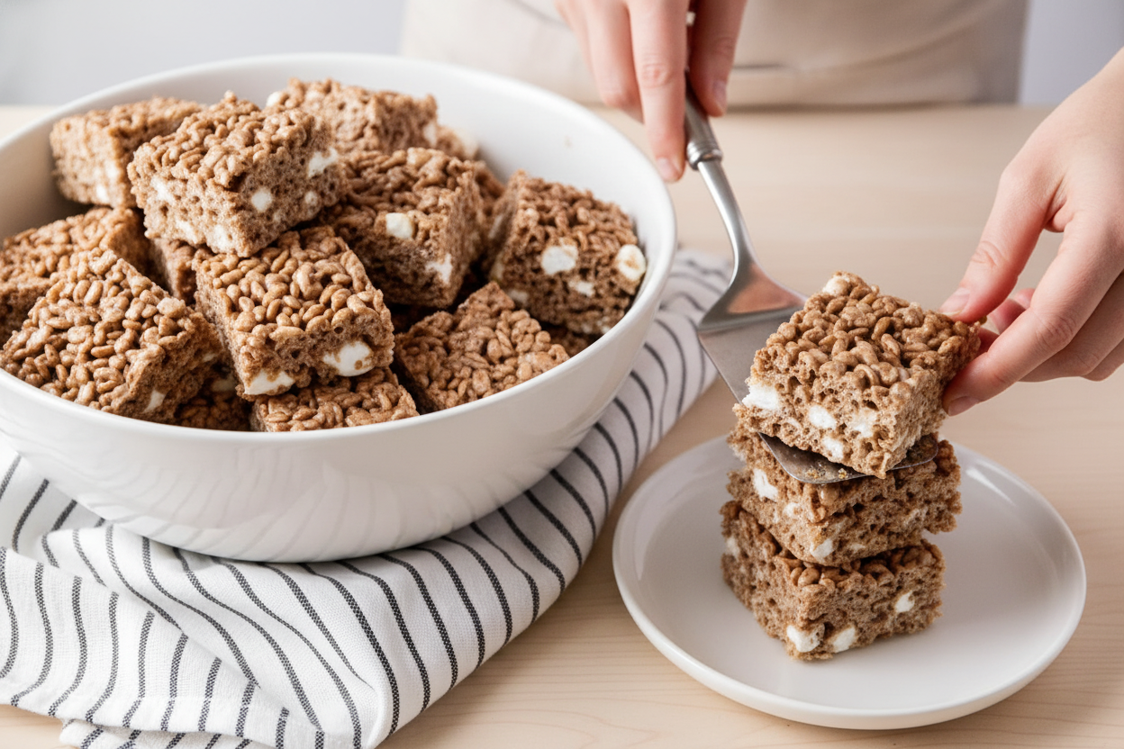 Easy Chocolate Rice Krispie Treats Recipe