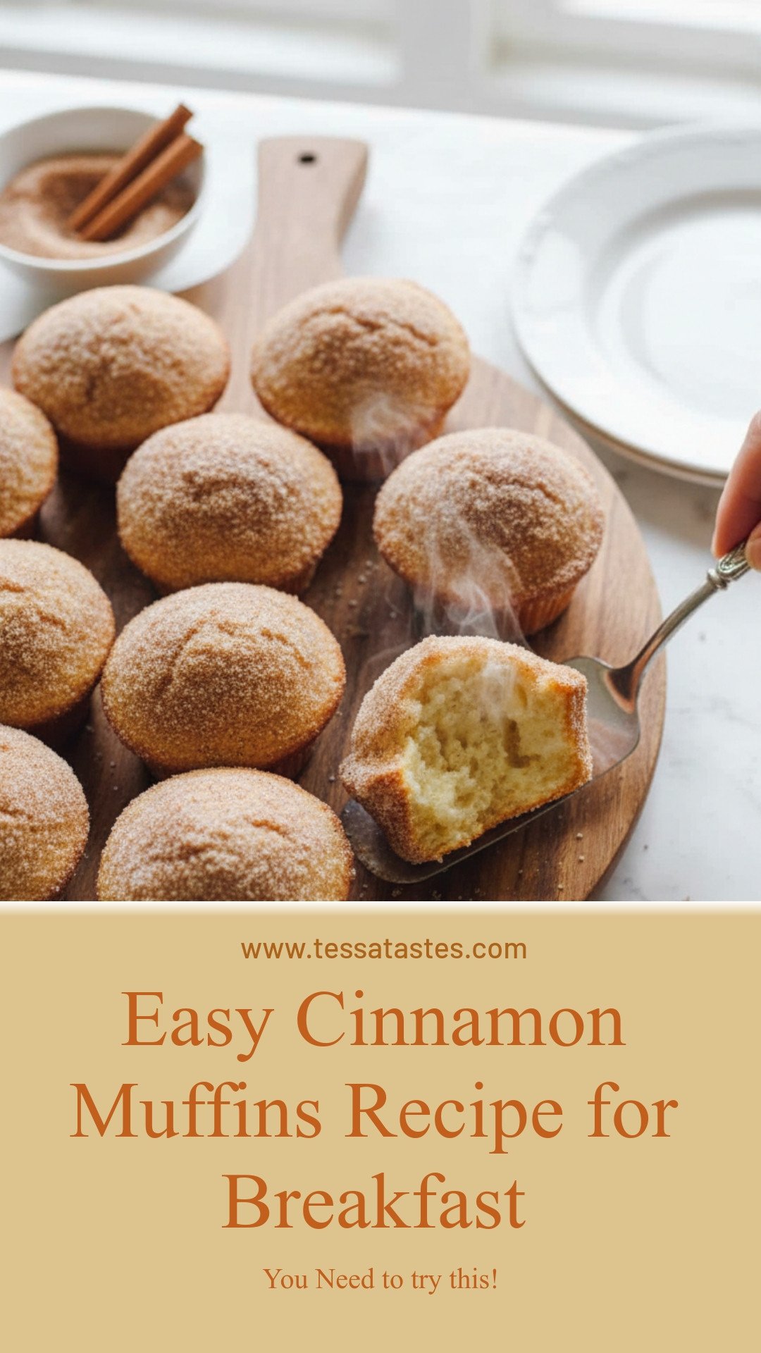 Easy Cinnamon Muffins Recipe for Breakfast