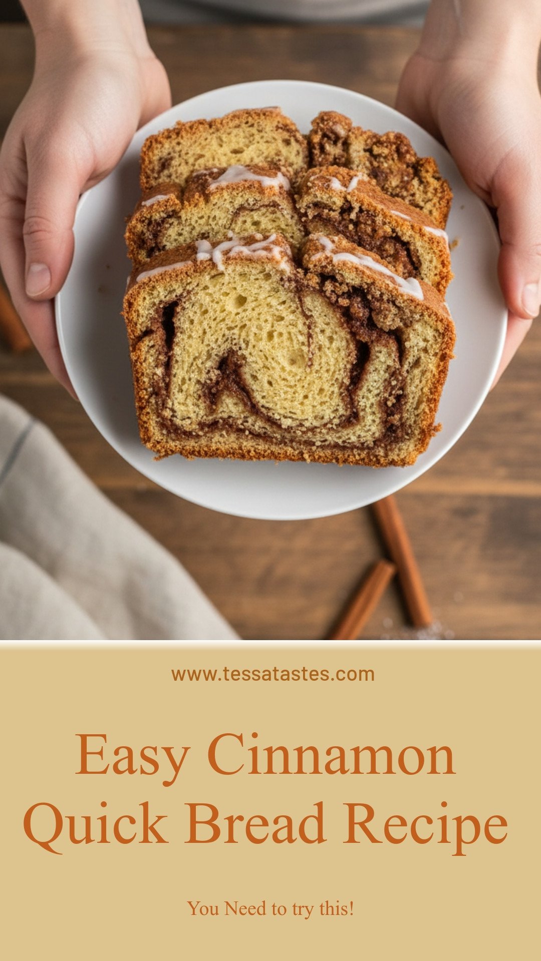 Easy Cinnamon Quick Bread Recipe