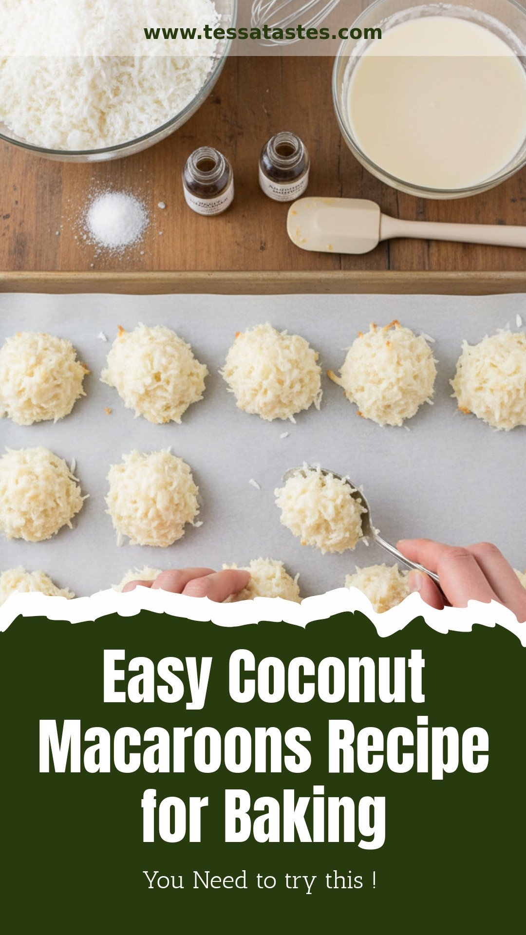Easy Coconut Macaroons Recipe for Baking