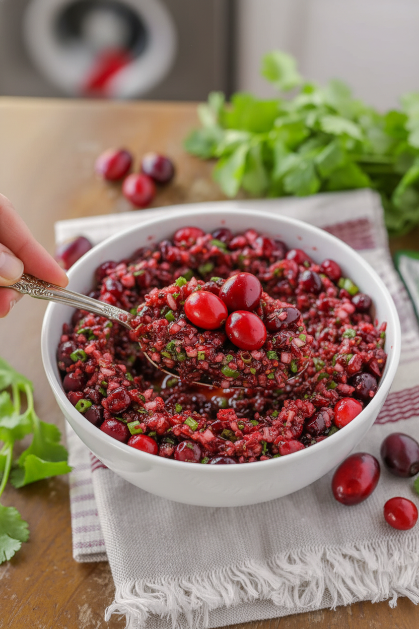Easy Cranberry Salsa Recipe for Holidays