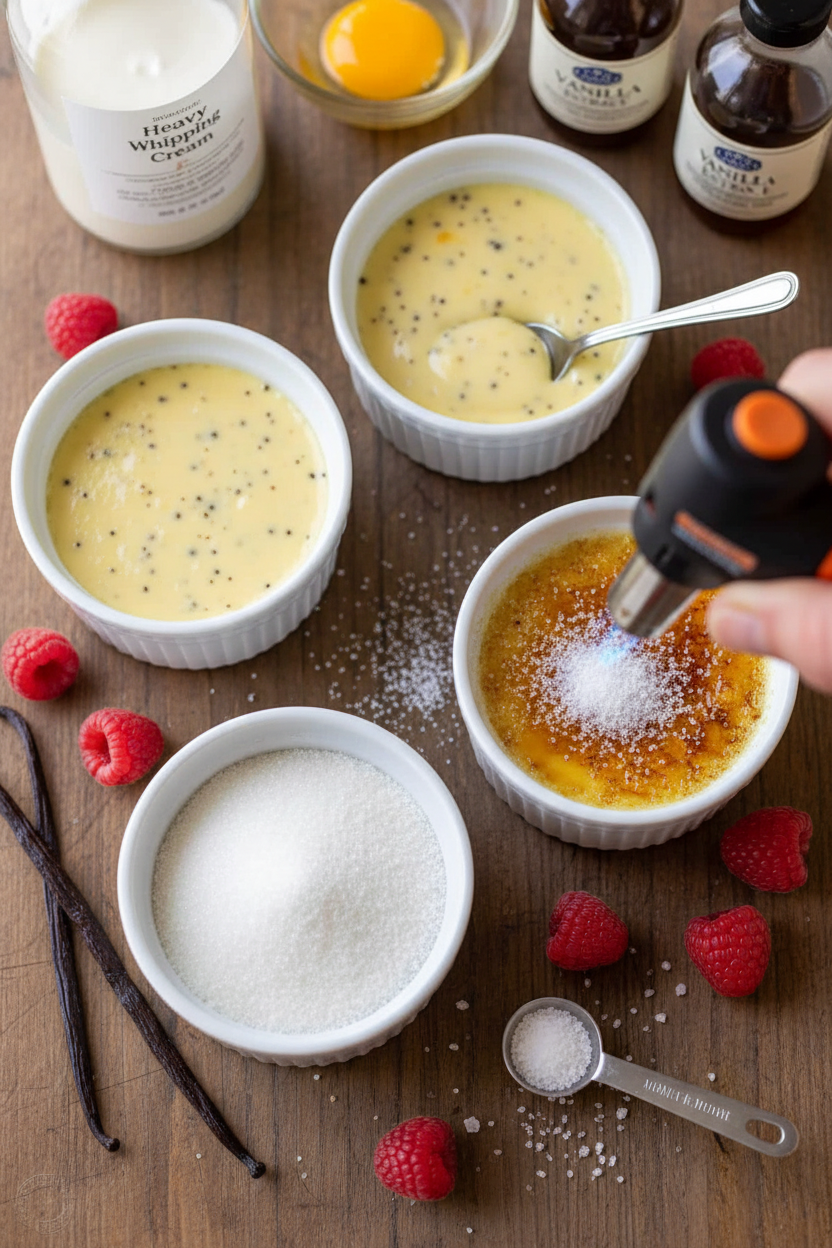 Easy Creme Brulee Recipe Video Tutorial