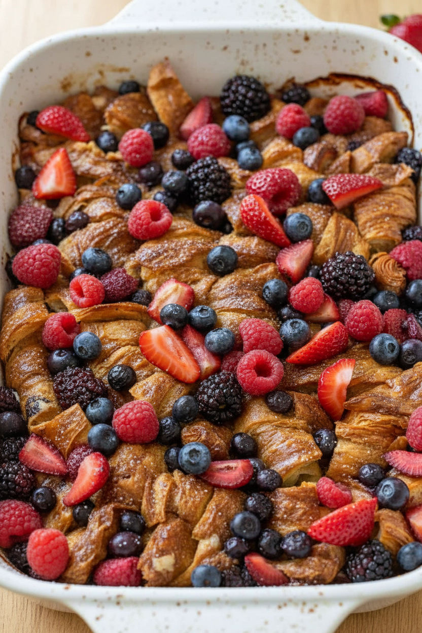 Easy Croissant French Toast Casserole Recipe