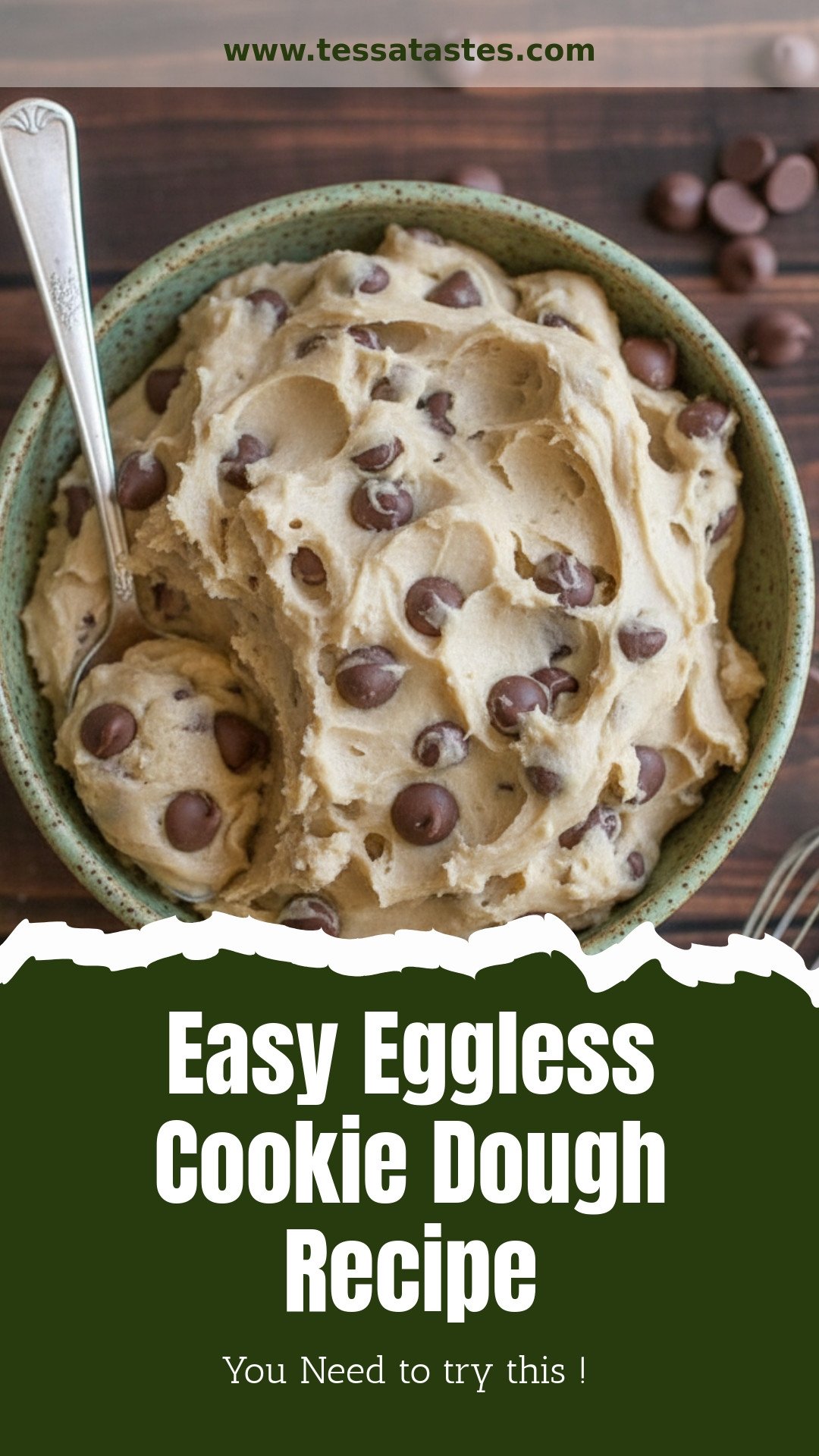 Easy Eggless Cookie Dough Recipe