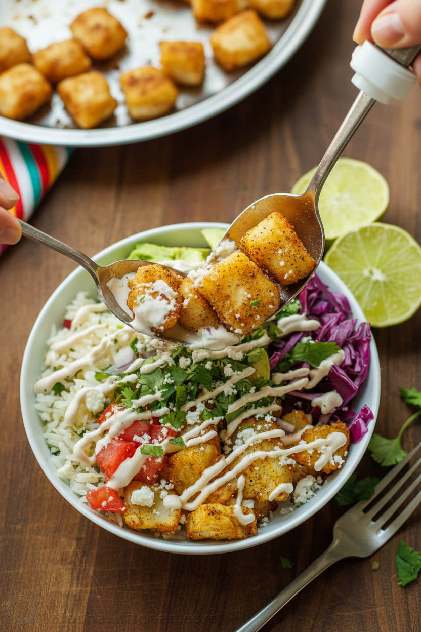 Easy Fish Taco Bowl Recipe Video