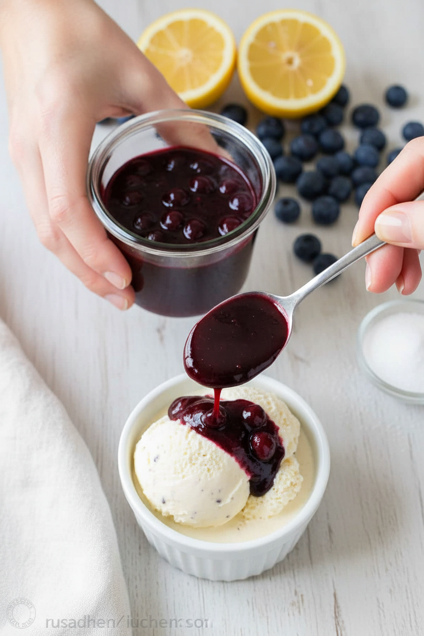 Easy Homemade Blueberry Sauce Topping Recipe