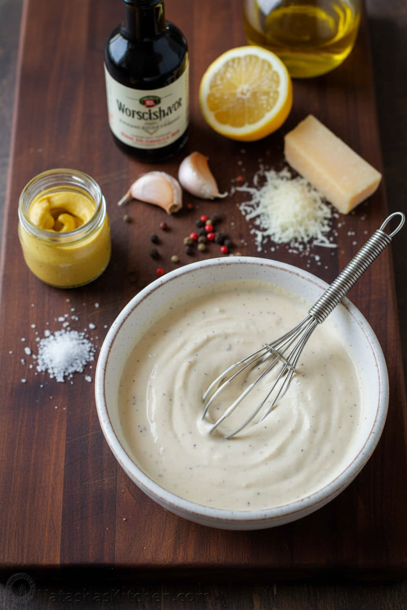 Easy Homemade Caesar Dressing Recipe