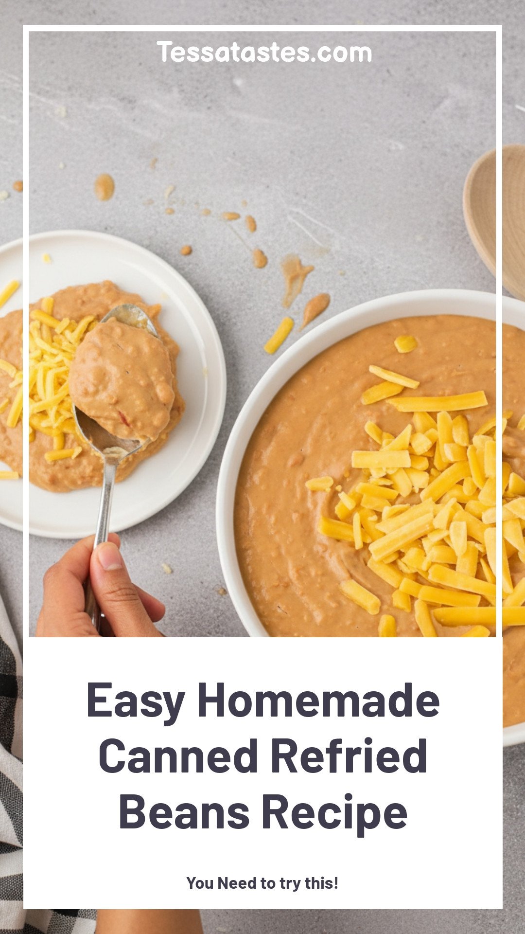 Easy Homemade Canned Refried Beans Recipe