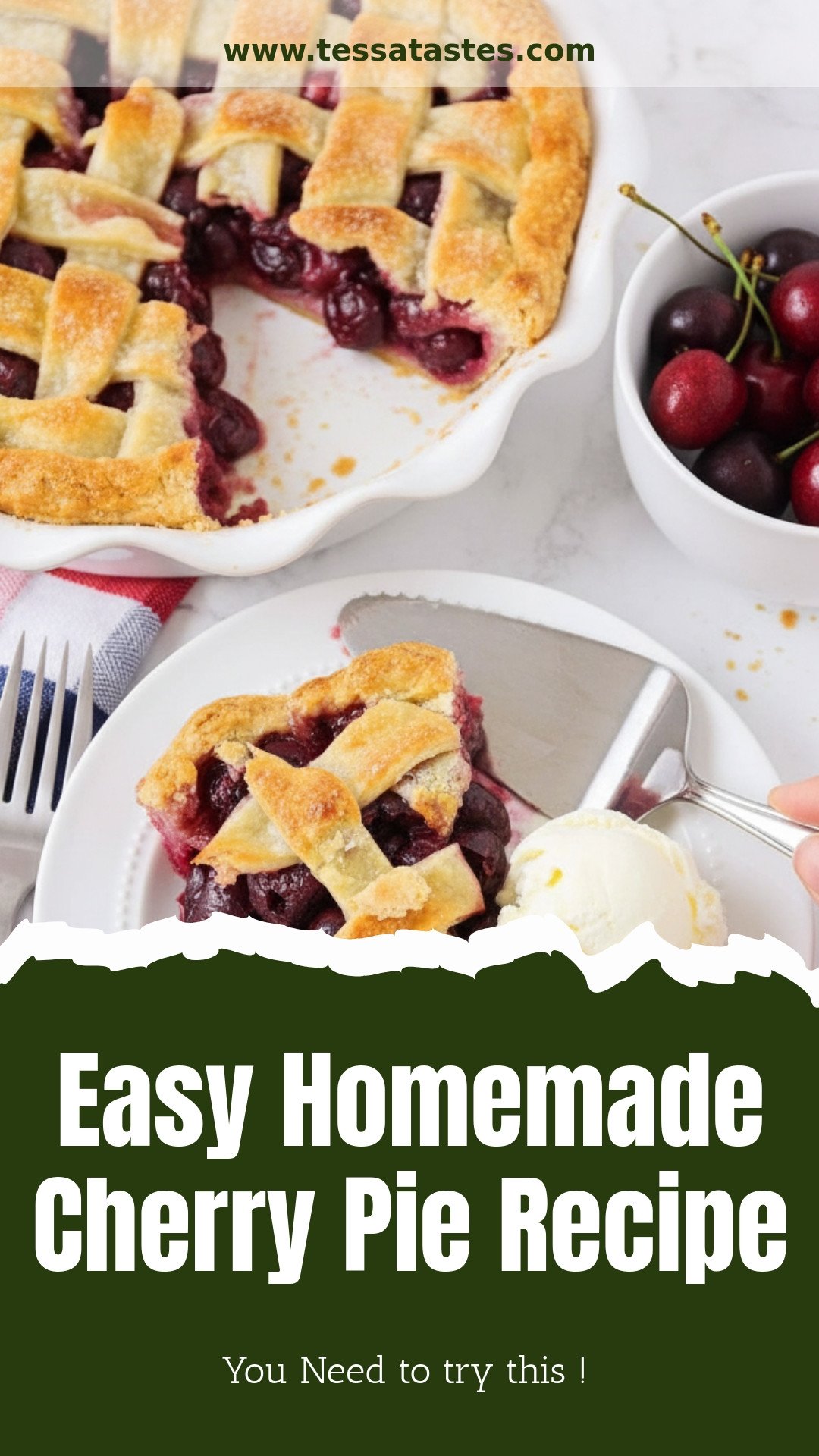 Easy Homemade Cherry Pie Recipe