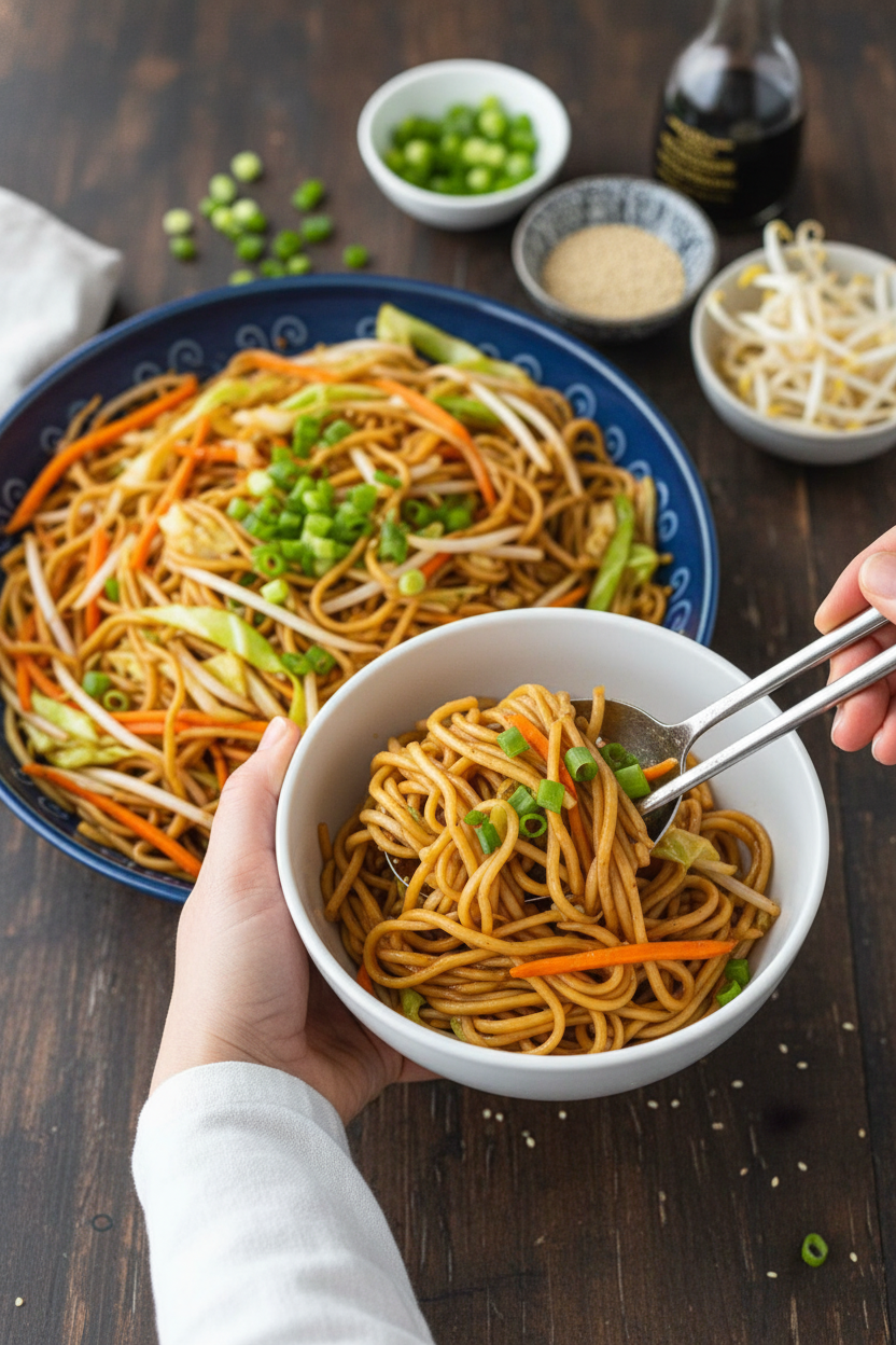 Easy Homemade Chow Mein Noodle Recipe