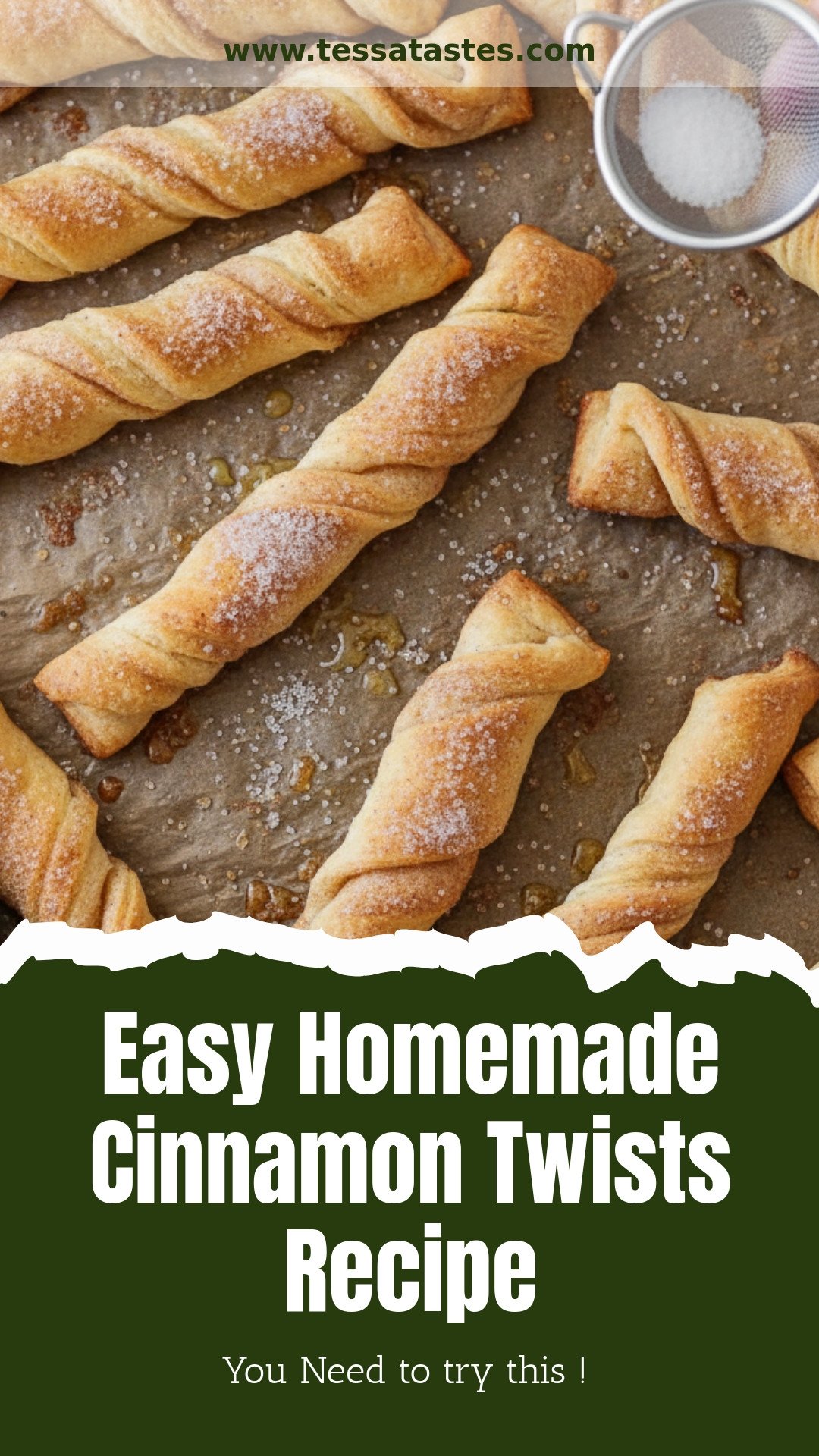 Easy Homemade Cinnamon Twists Recipe