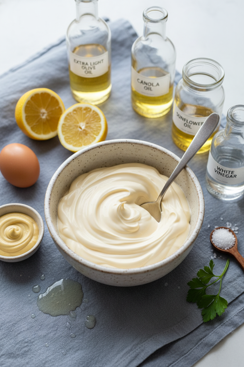 Easy Homemade Mayonnaise Recipe with Video