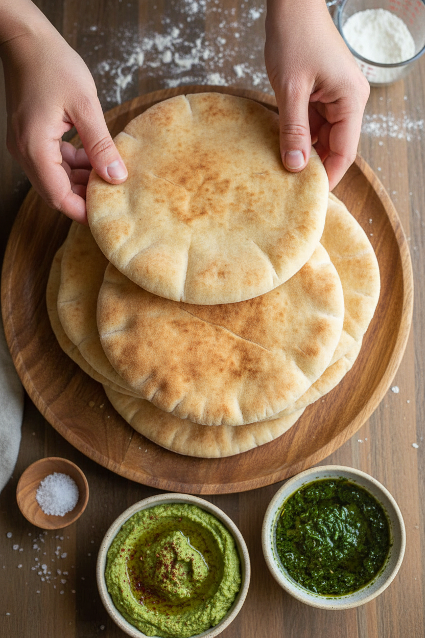 Easy Homemade Pita Bread Recipe Tutorial
