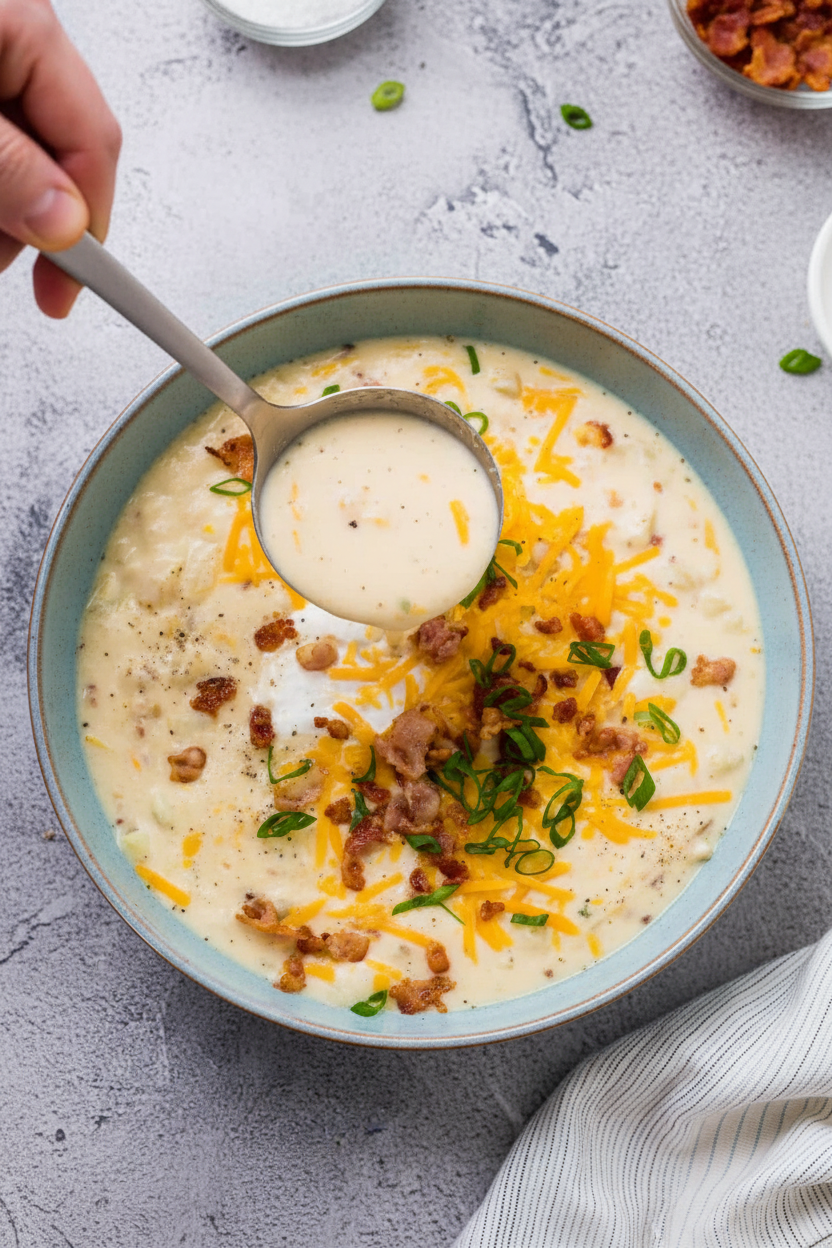 Easy Homemade Potato Soup Recipe