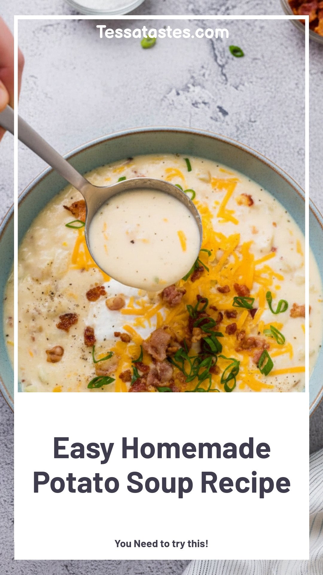 Easy Homemade Potato Soup Recipe
