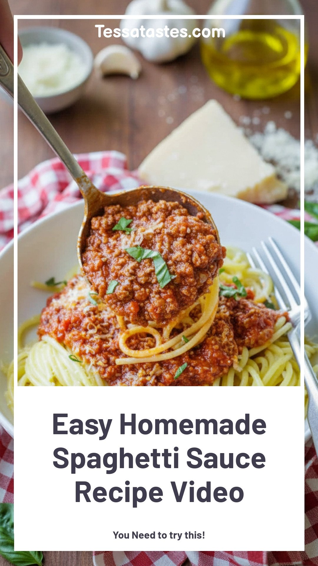 Easy Homemade Spaghetti Sauce Recipe Video
