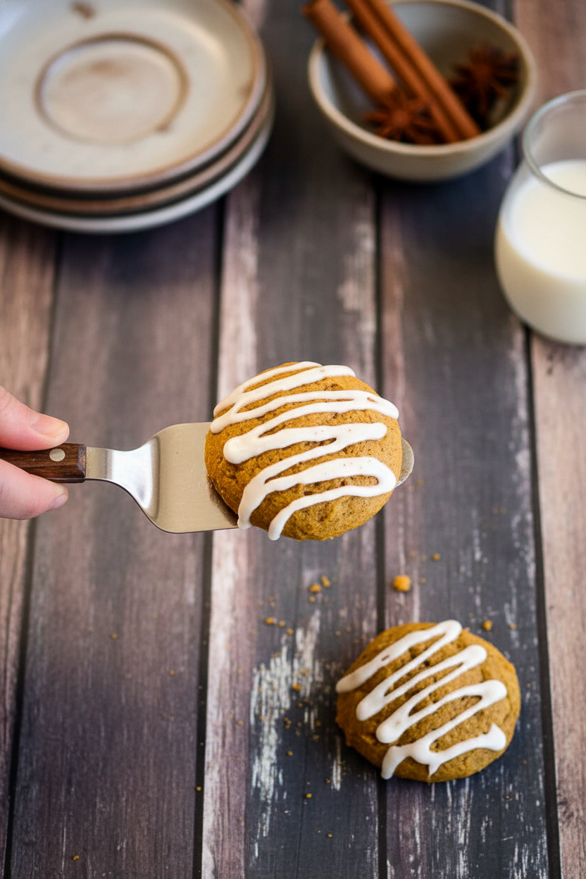 Easy Iced Pumpkin Cookie Recipe