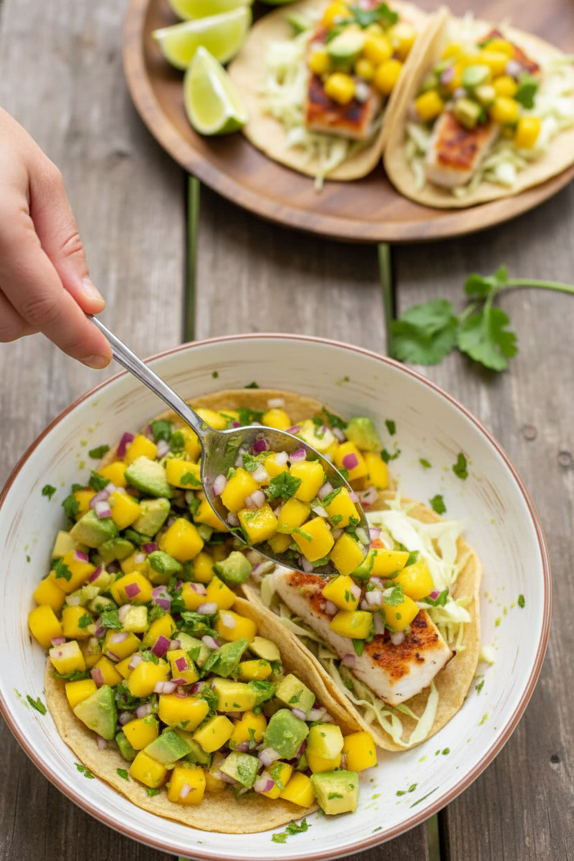 Easy Mango Salsa Recipe for Fish Tacos