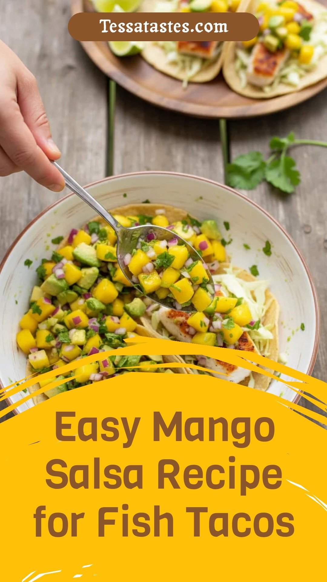 Easy Mango Salsa Recipe for Fish Tacos