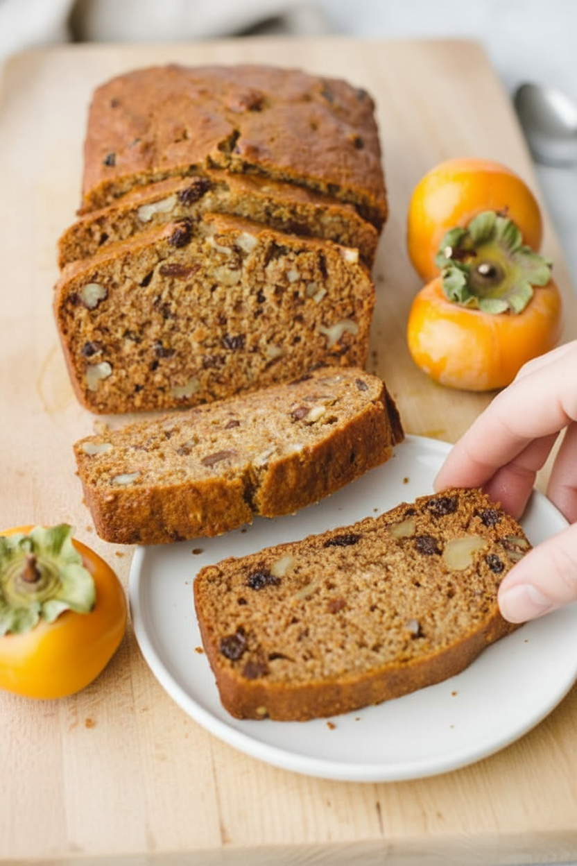 Easy Moist Persimmon Bread Recipe