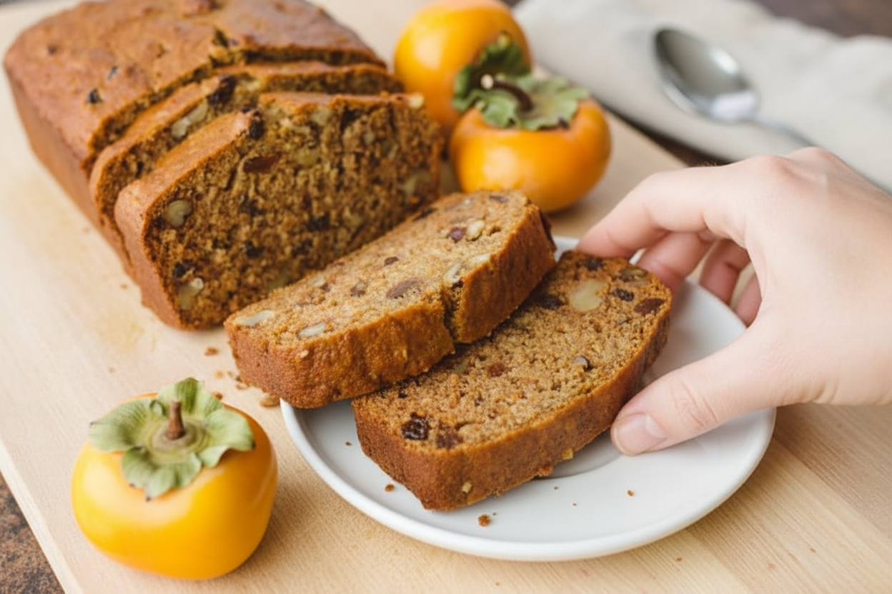 Easy Moist Persimmon Bread Recipe