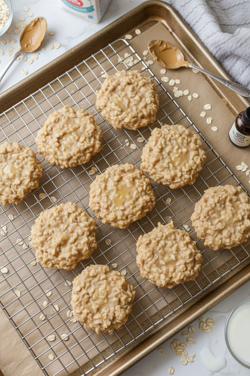 Easy No Bake Peanut Butter Cookie Recipe