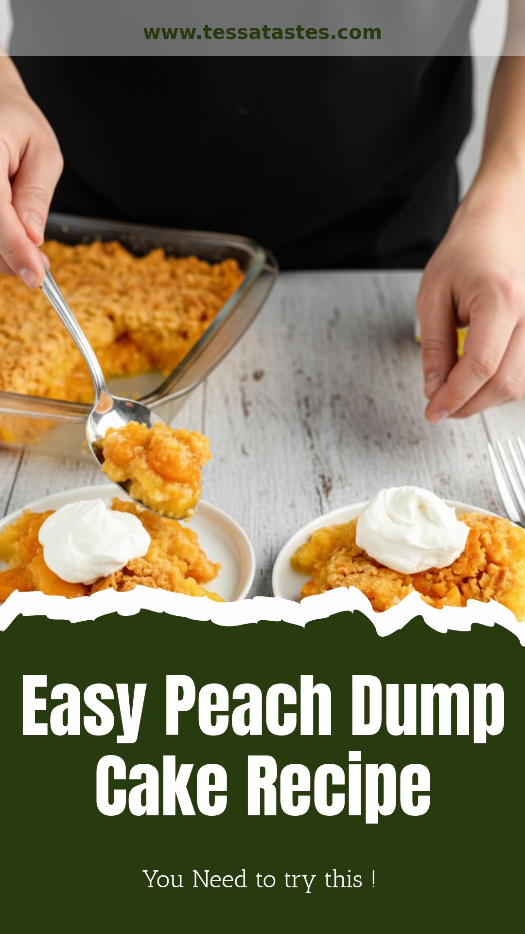 Easy Peach Dump Cake Recipe
