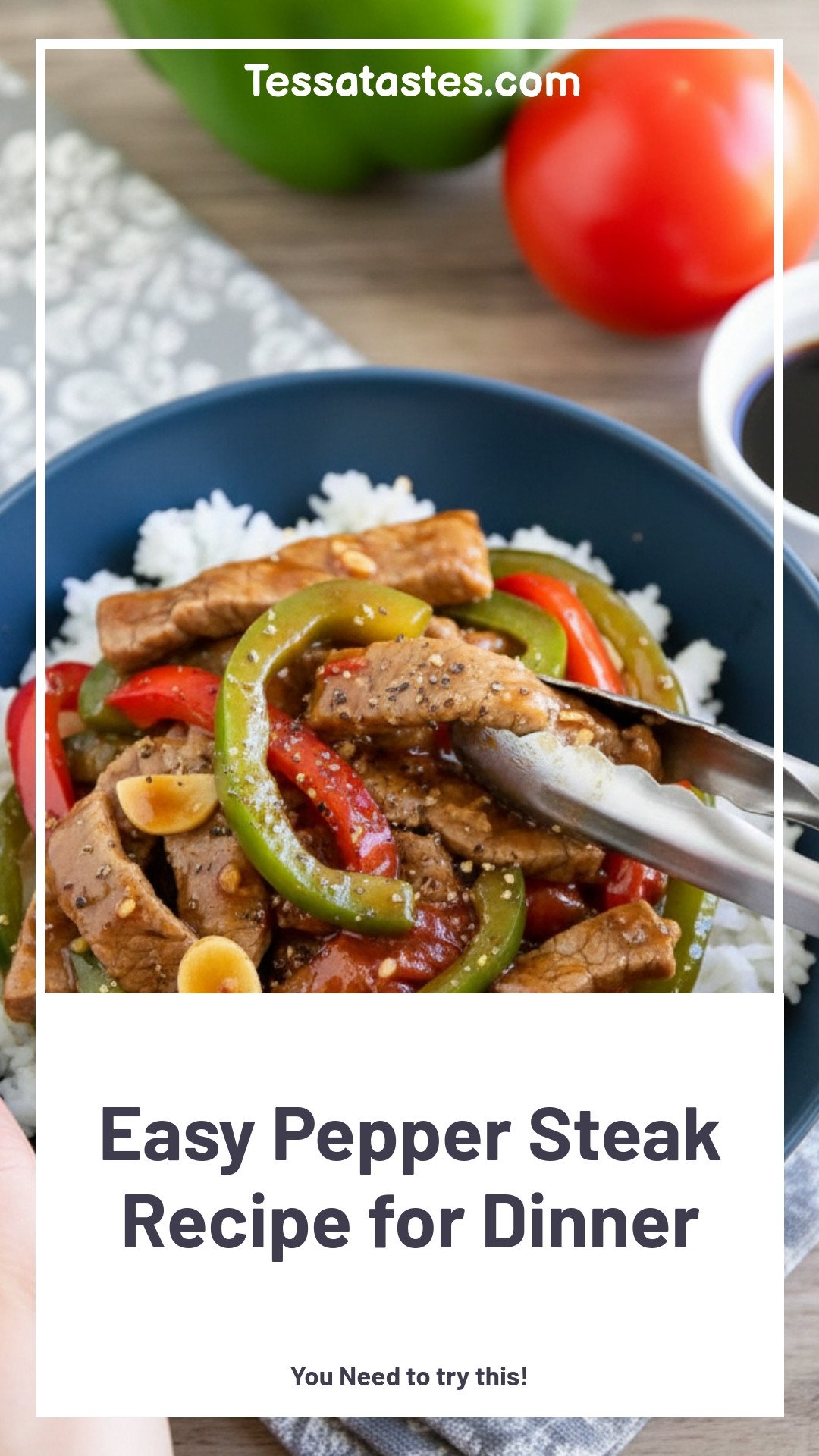 Easy Pepper Steak Recipe for Dinner
